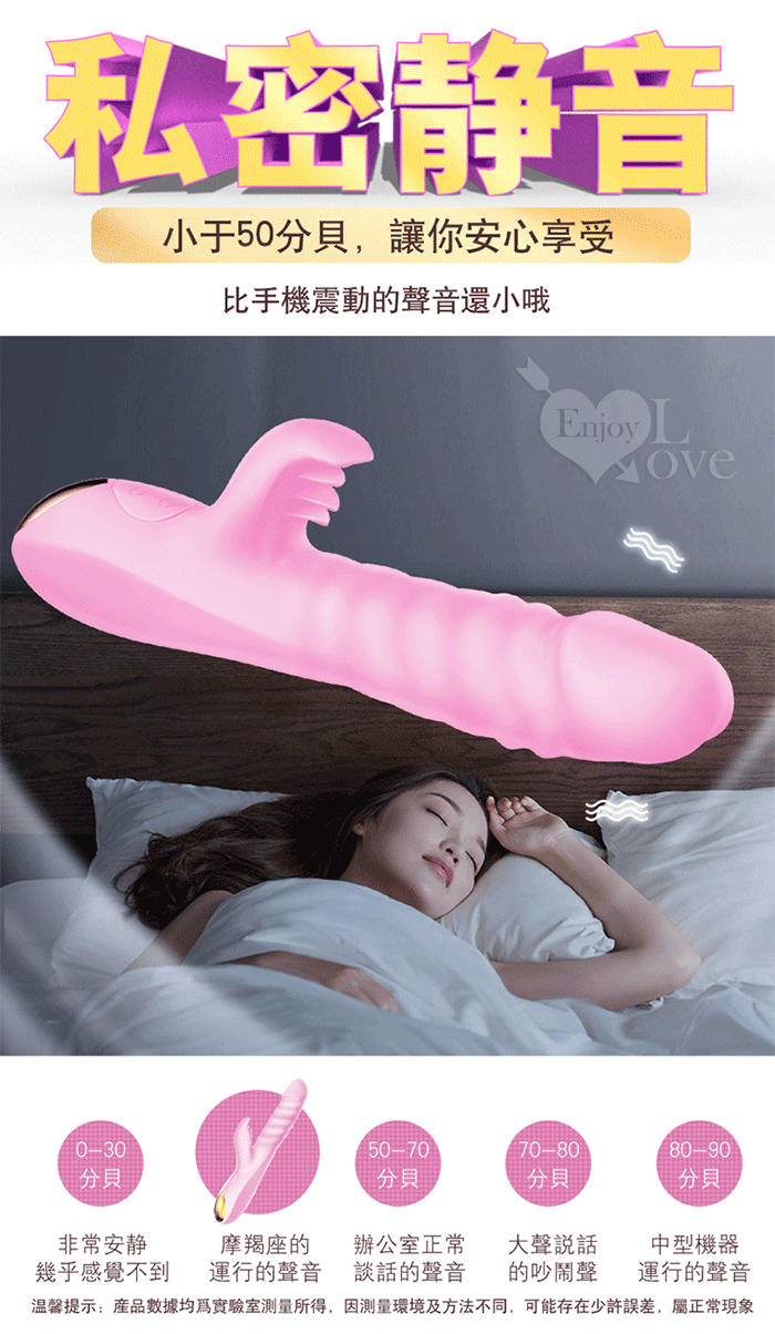 EROCOME伊珞．CAPRICORNU 摩羯座 全自動伸縮轉珠旋轉三合一刺激G點 舔震撩撥內外高潮按摩棒-粉紅